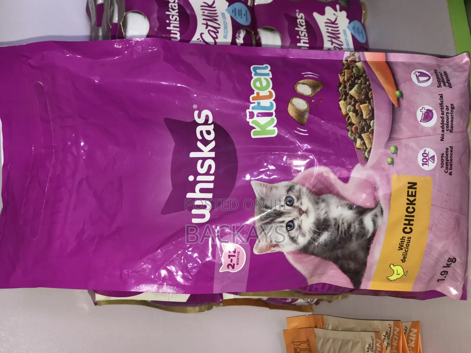 Whiskas Kitten Dry Food (2kg) - For Healthy Growth Development