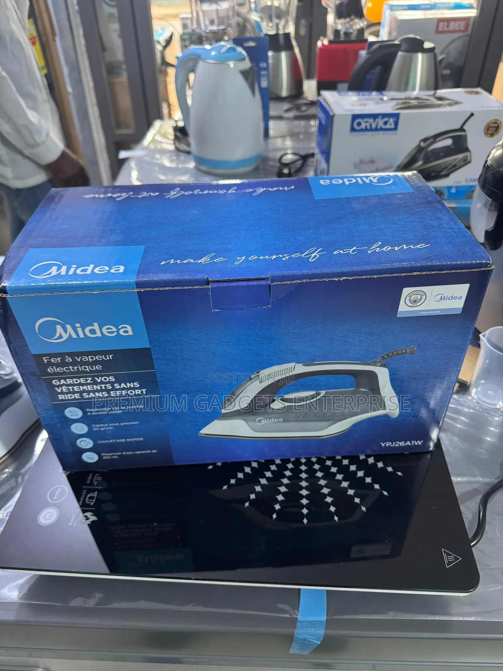 Midea 3100w Dry Wet Ironing Dual Use 350l Water Tank Corded Iron