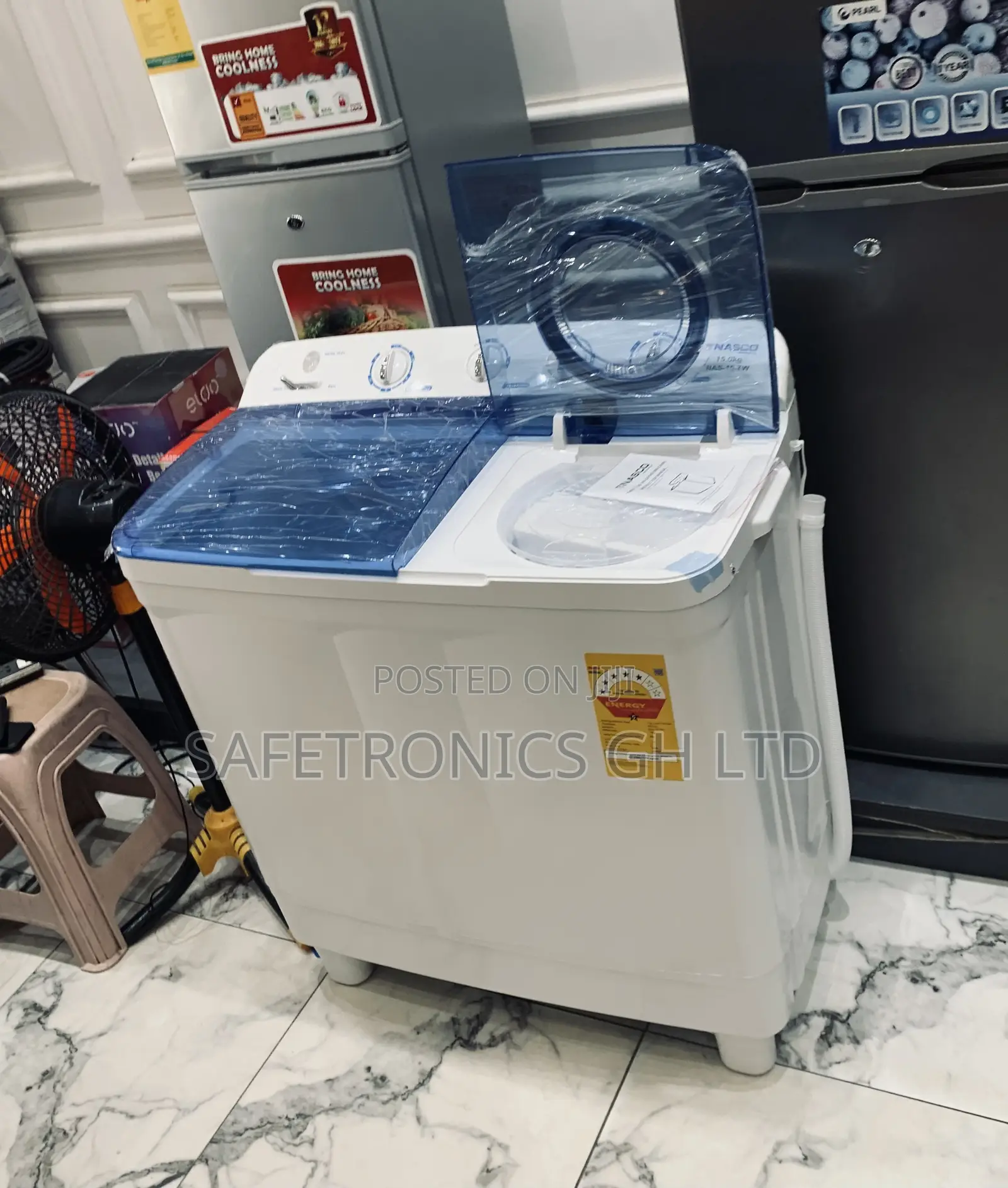 Just Purchase Nasco 15kg Twin Top Washing Machine