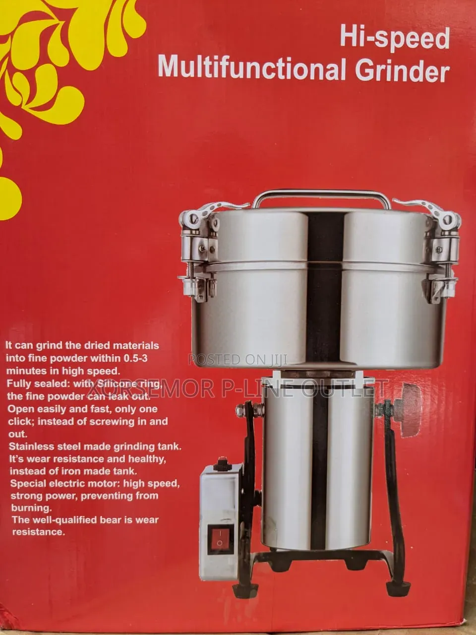 Multifunctional Electric 300g Machine Spice Grinder Grain Mill-2200w