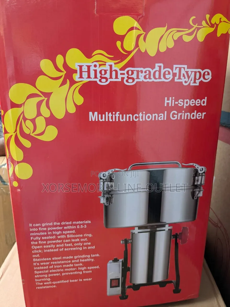 Multifunctional Electric 300g Machine Spice Grinder Grain Mill-2200w