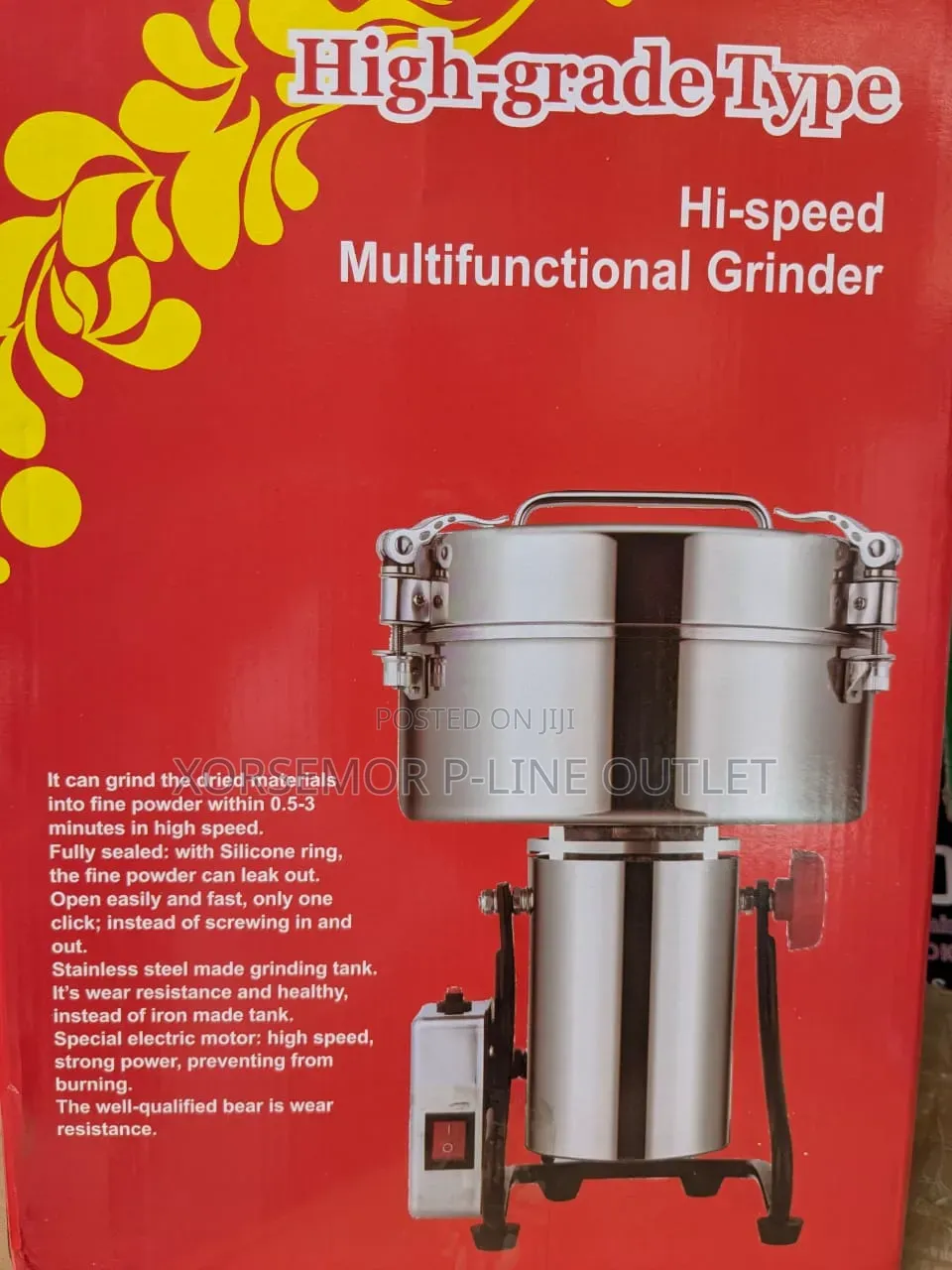 Multifunctional Electric 300g Machine Spice Grinder Grain Mill-2200w