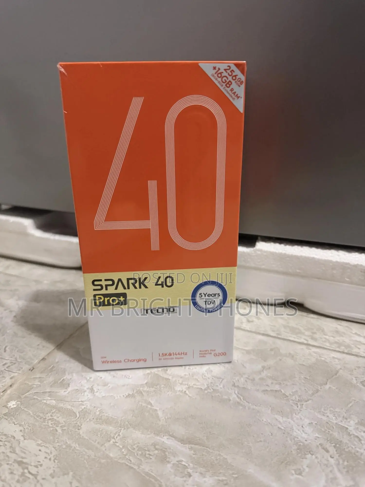 New Tecno Spark 40 Pro+ 256 GB Black
