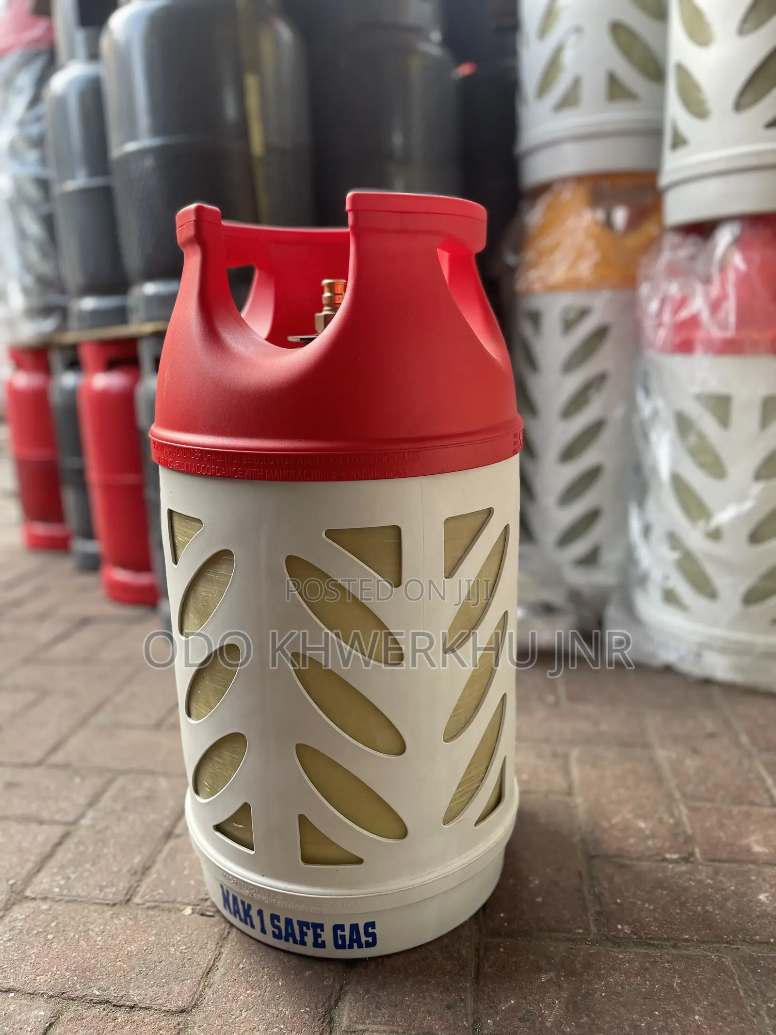 12kg Fiberglass Cylinder +Srg Gas Regulator [24.5litre]
