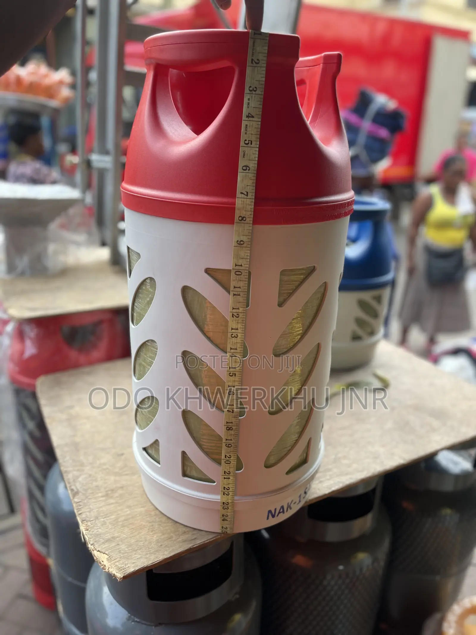 12kg Fiberglass Cylinder +Srg Gas Regulator [24.5litre]