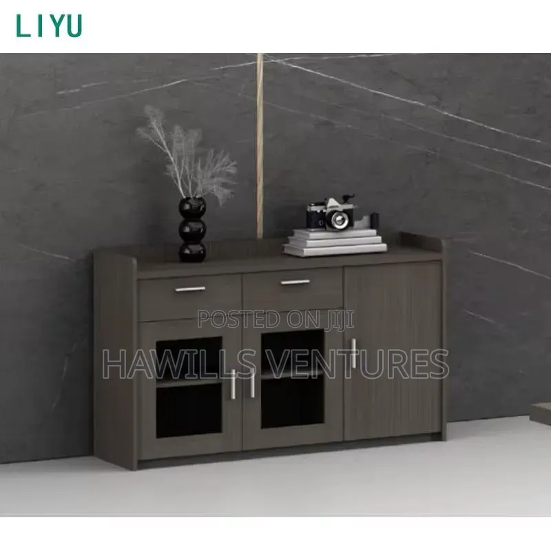 Executive Conference Table With Tea Cabinet