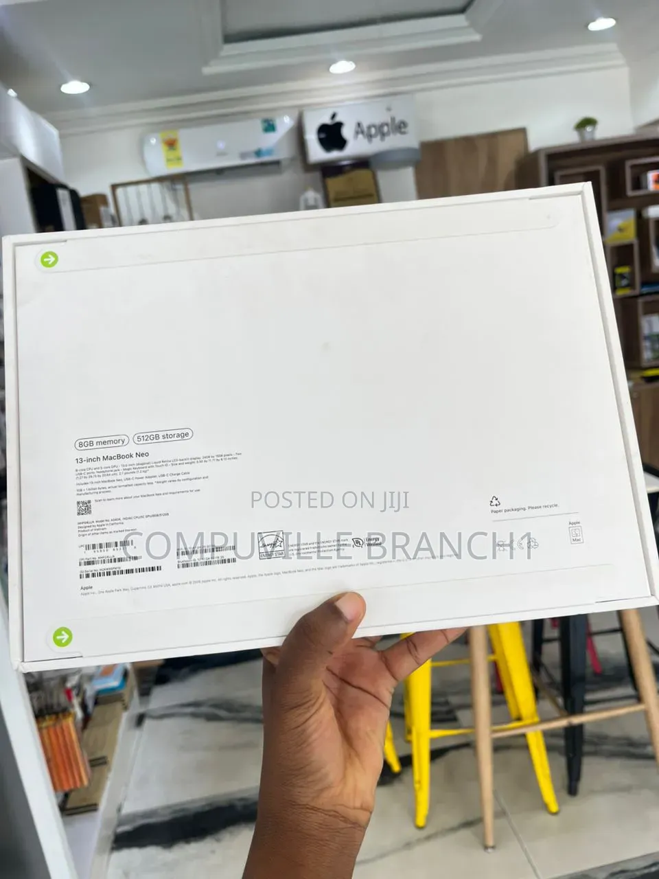New Laptop Apple MacBook Neo 2026 8GB SSD 512GB
