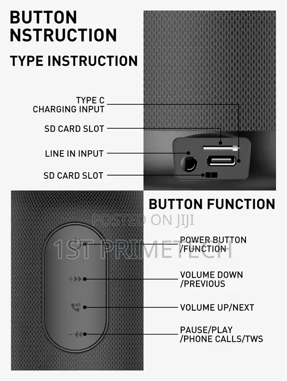 Ldnio Bts12 Mini Bluetooth Speaker