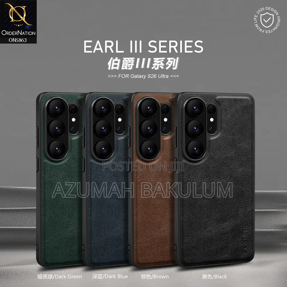 Samsung Galaxy S26 Ultra / S25 Ultra Earl Plain Leather Case