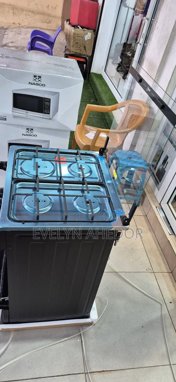 Midea Gas Cooker 60by60 With Oven and Grill Available