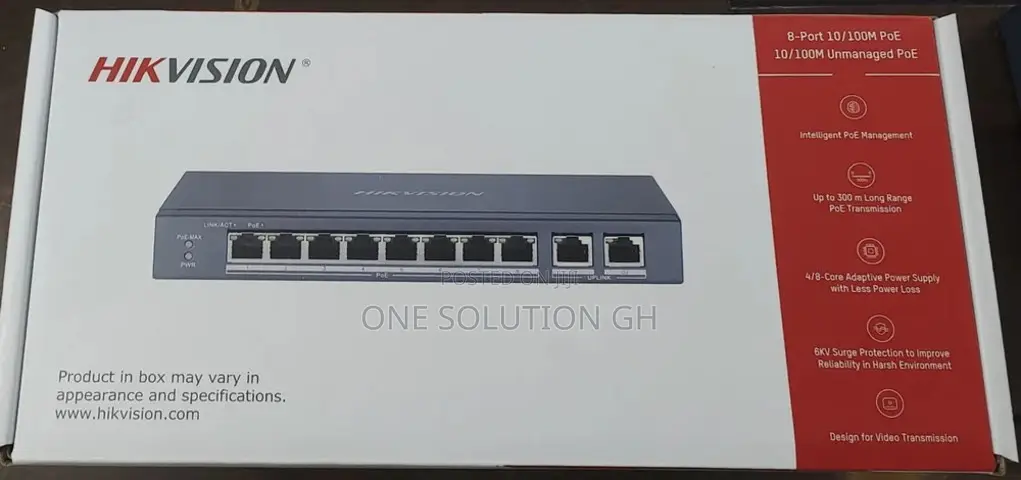 Hikvision Poe Switch 8 Port