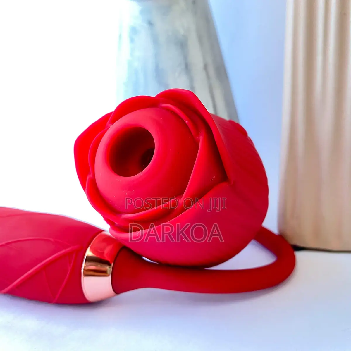 2 in 1 Thrusting Rose Vibrator