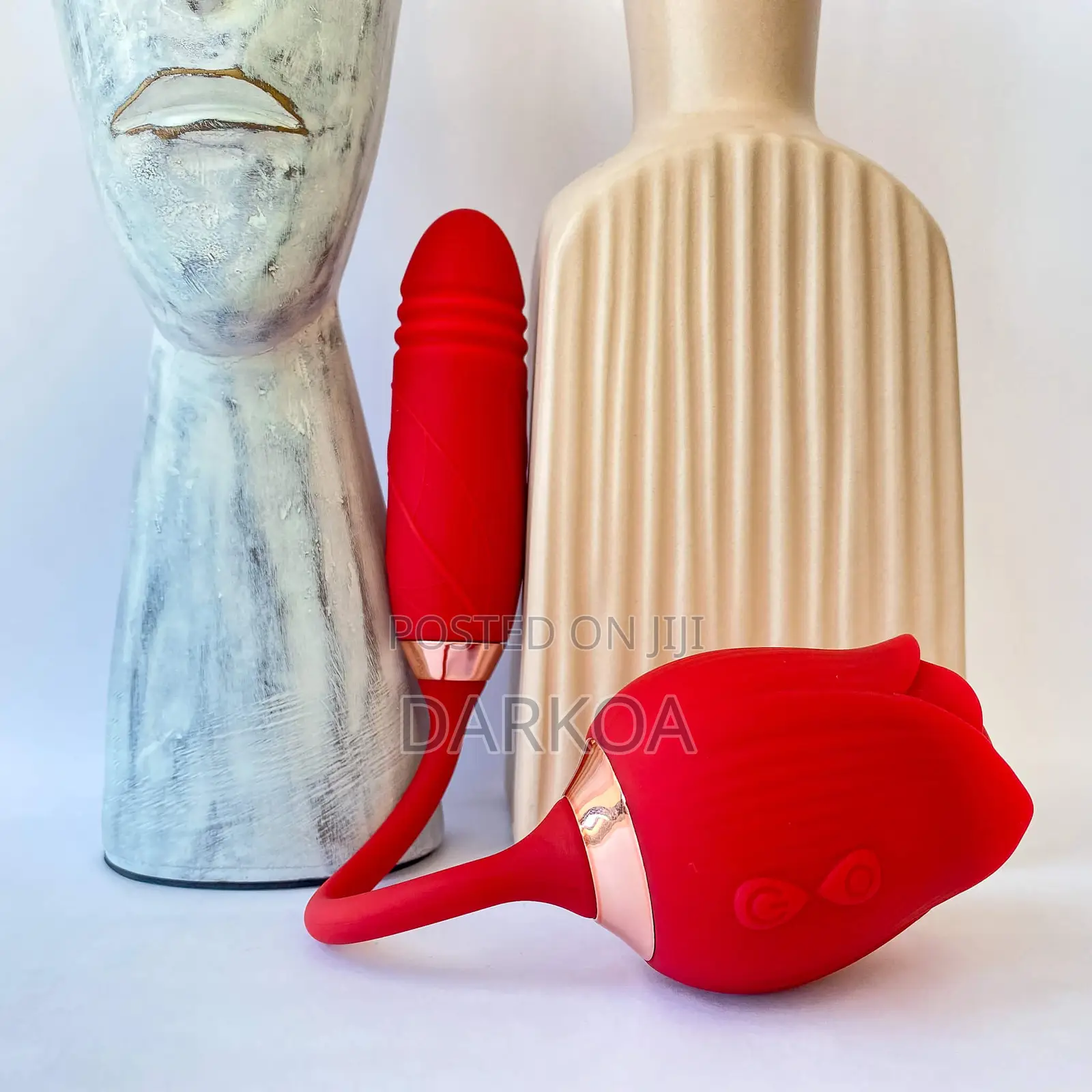 2 in 1 Thrusting Rose Vibrator