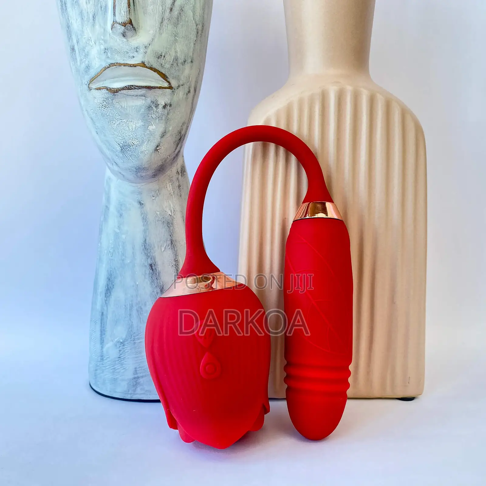 2 in 1 Thrusting Rose Vibrator