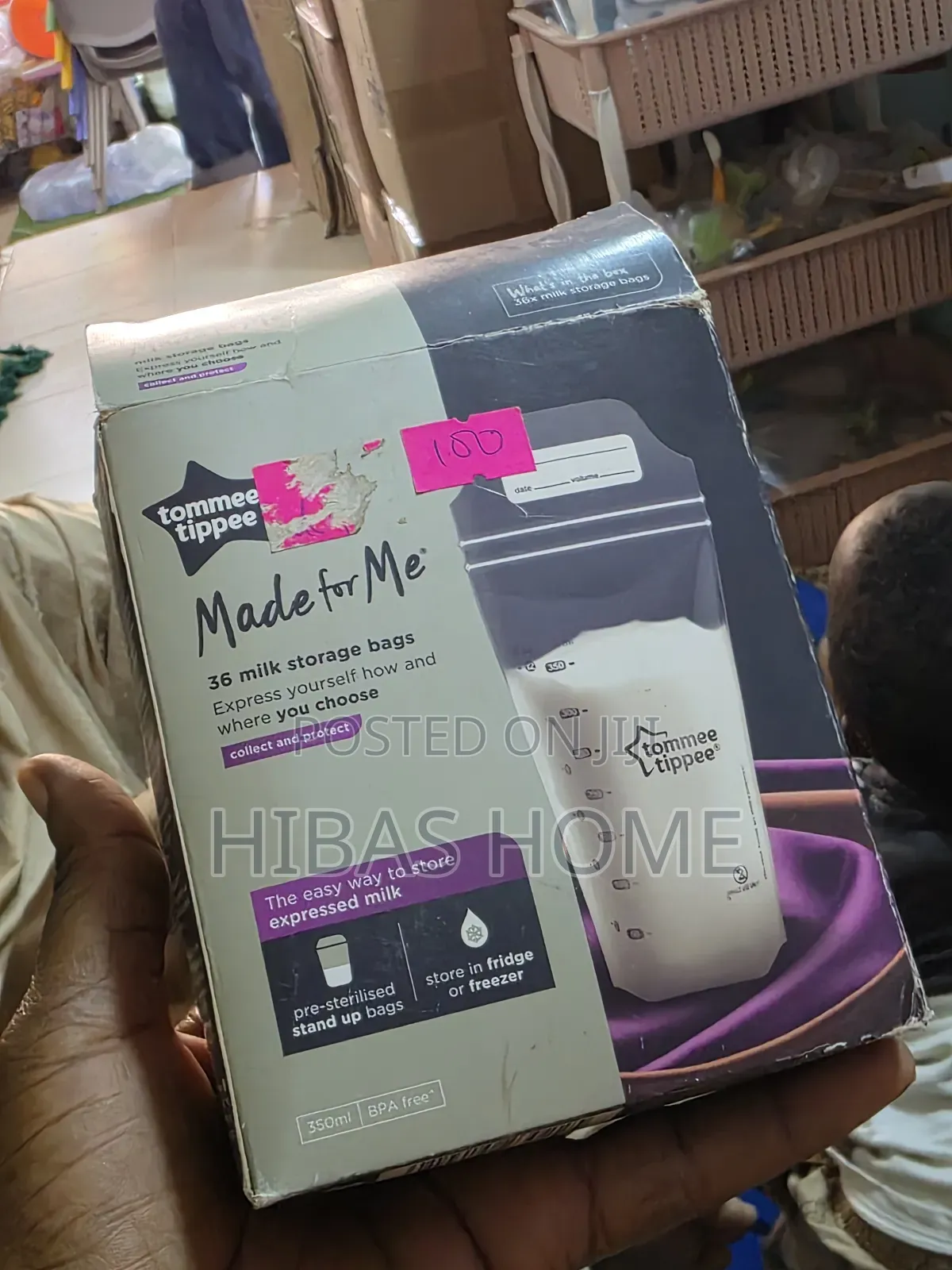 Tommee Tippee Milk Storage Bags 36 Bags