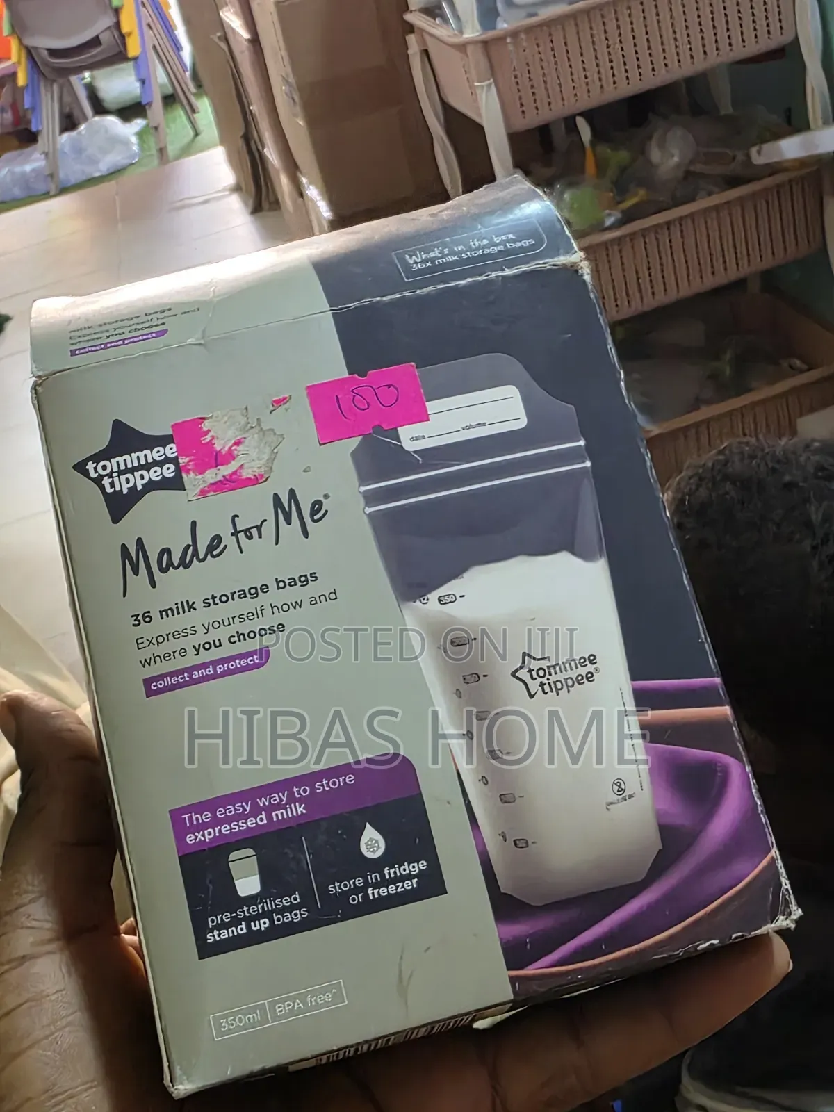 Tommee Tippee Milk Storage Bags 36 Bags