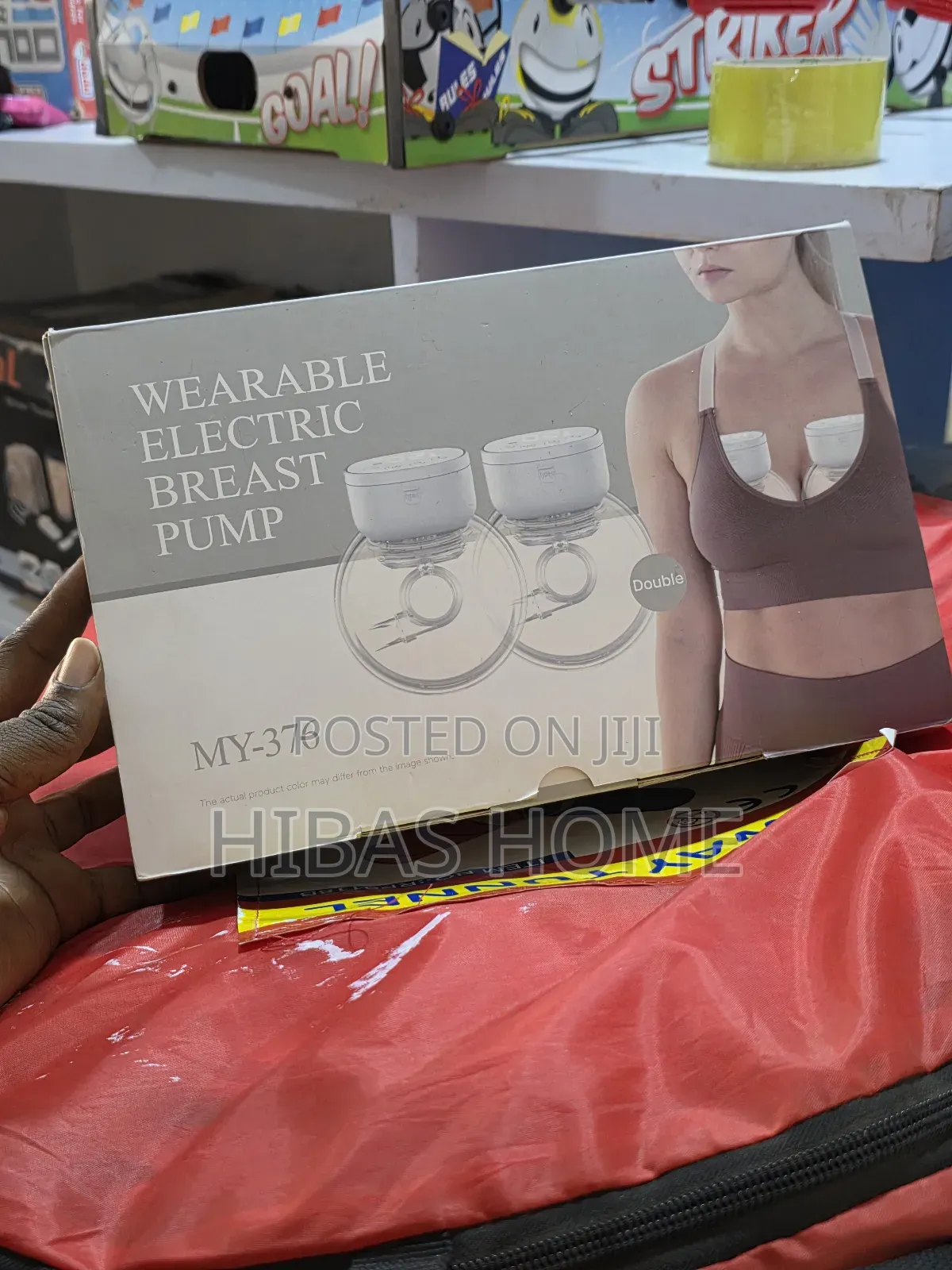 Wearable Double Electric Breast Pump Hands Free Anti Reflux