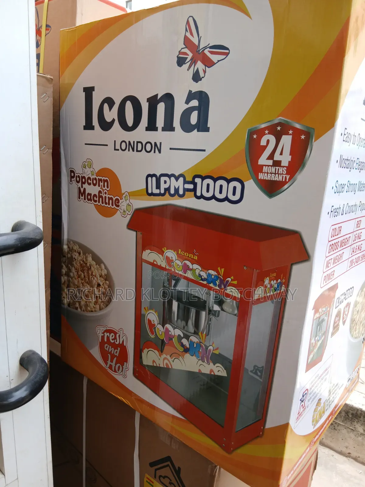 Icona Popcorn Machine