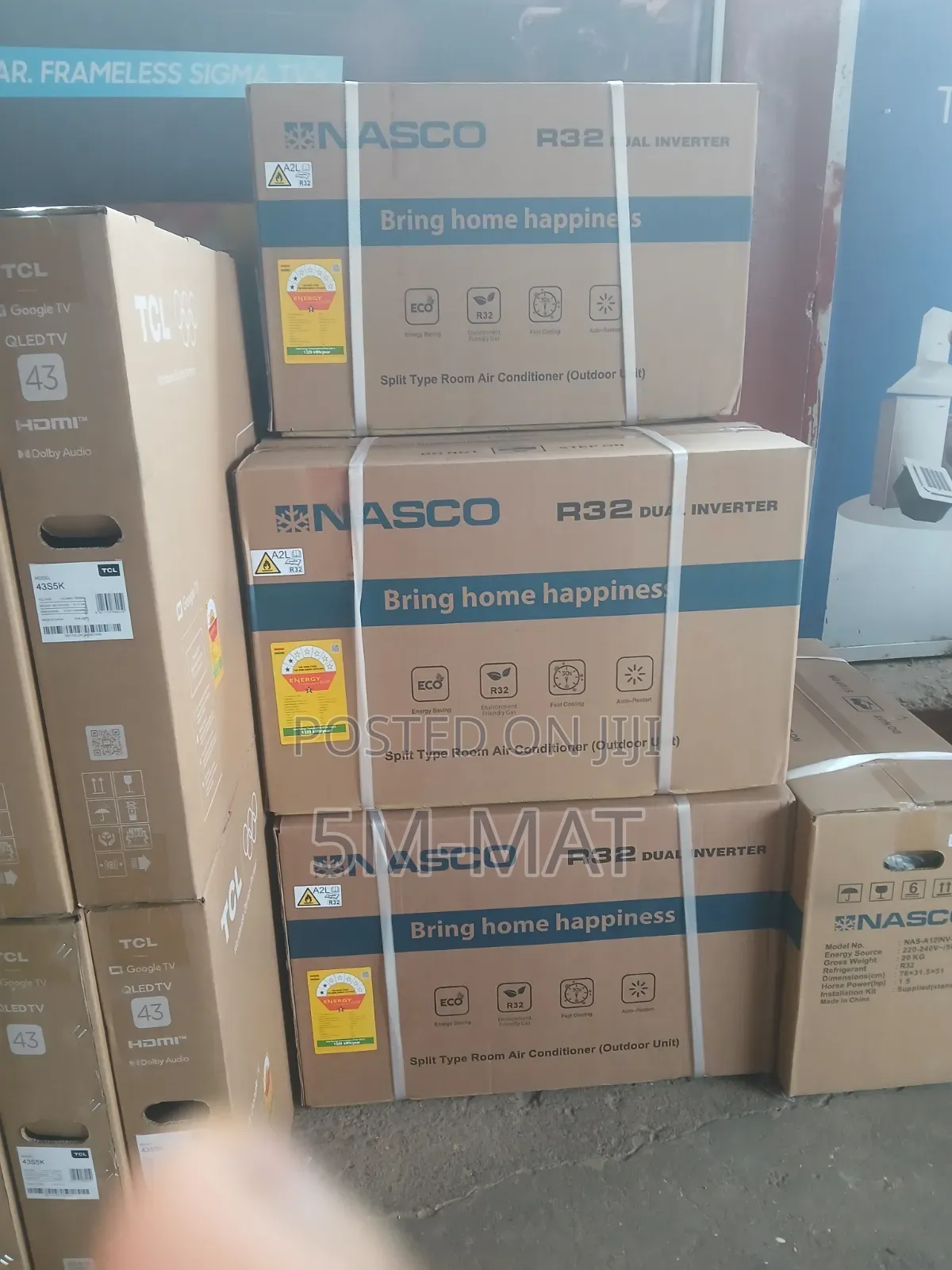 Nasco 1.5hp Dual Inverter Air Conditioner R32 Gas (Nas-A12inv-X-R32)