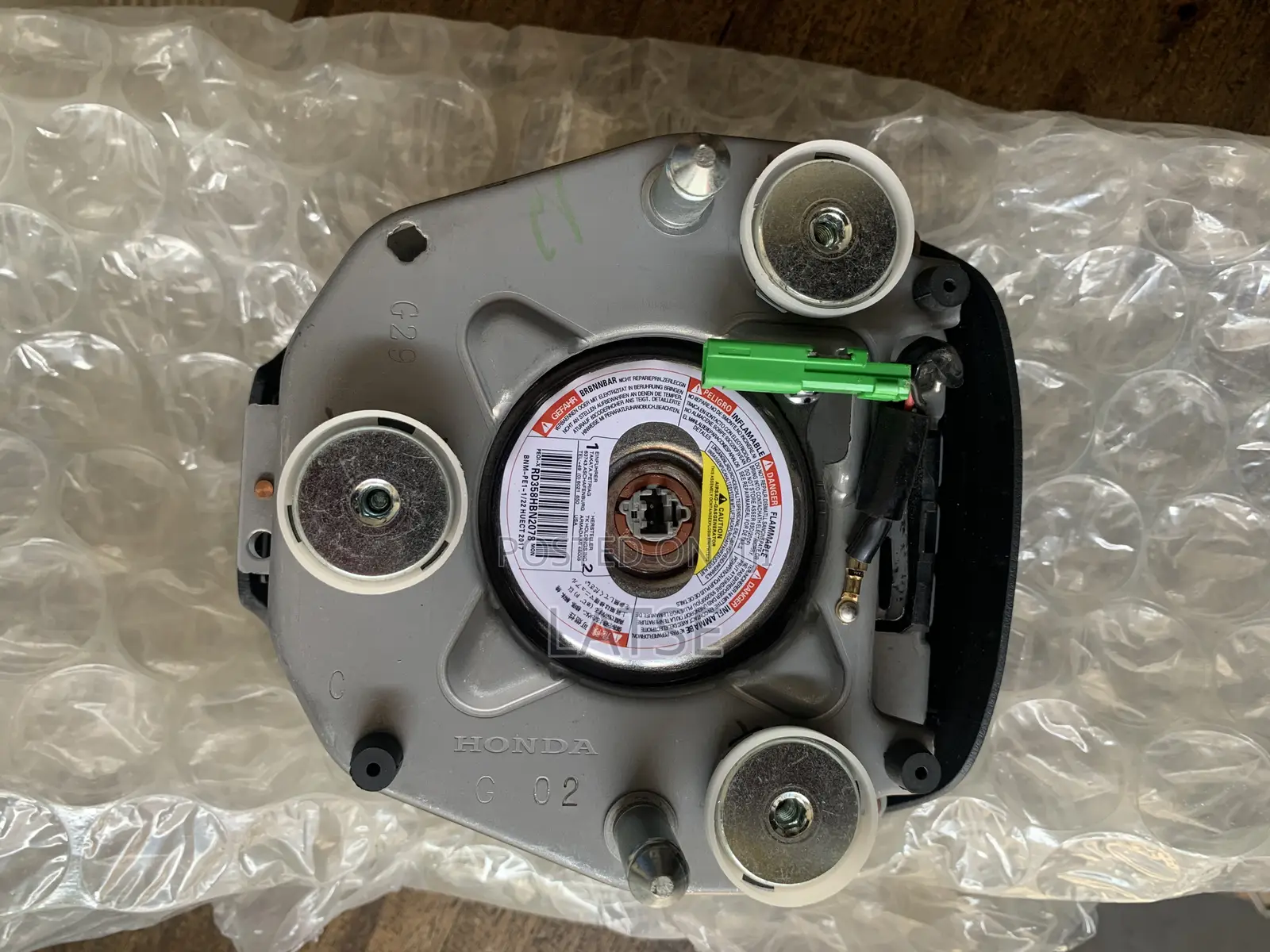 Honda Accord 2018,2019,2020,2021,2022 Steering Wheel Airbag