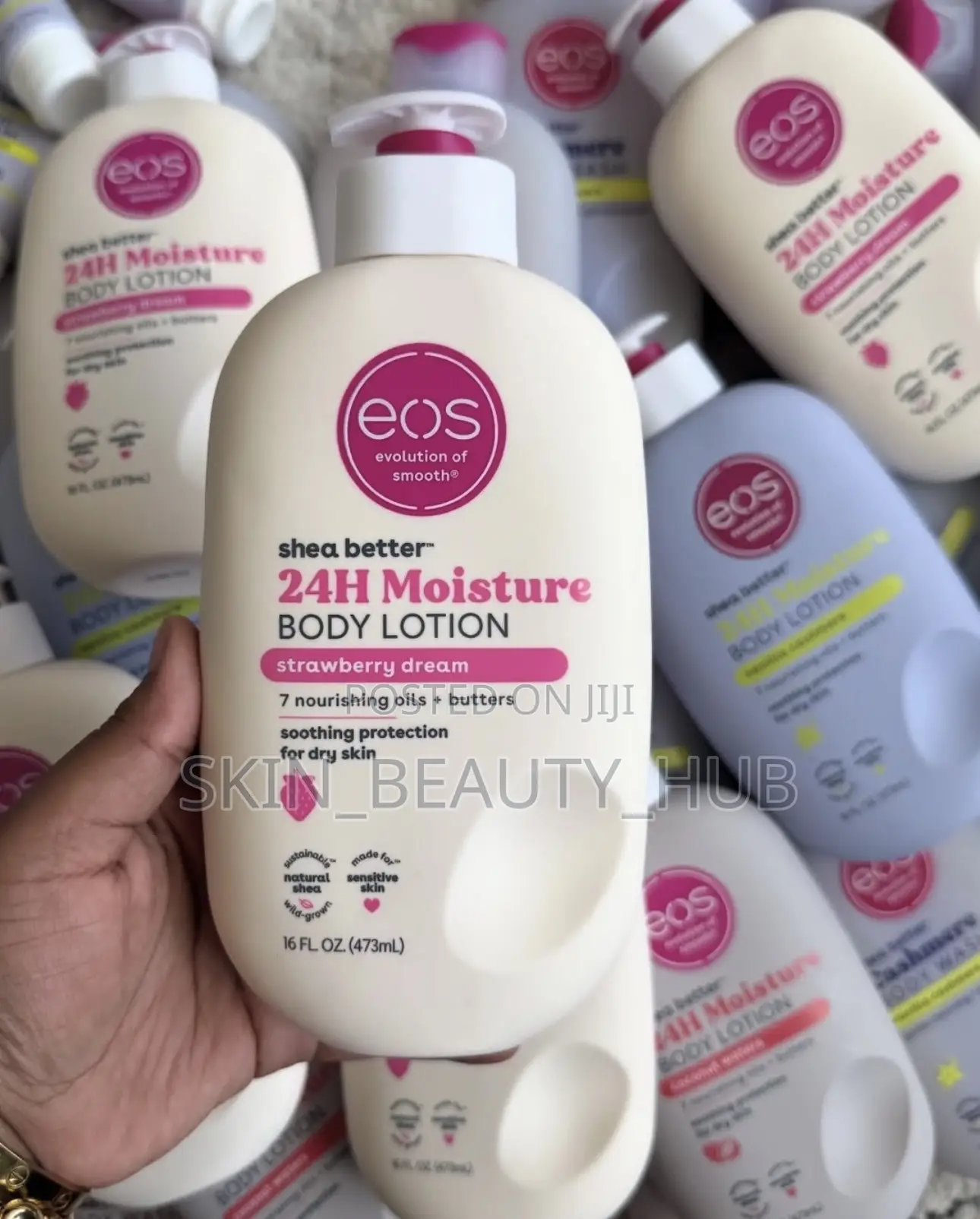 Eos Shea Bettertm 24h Moisture Body Lotion in Strawberry Dream