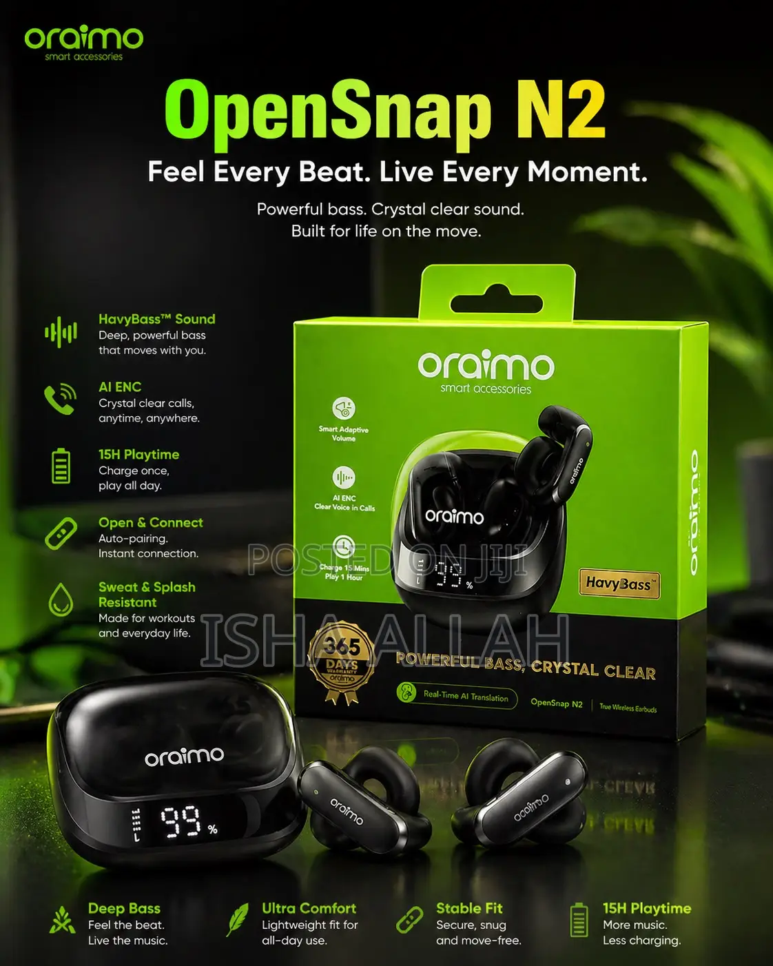 Oraimo Pulsepods N2