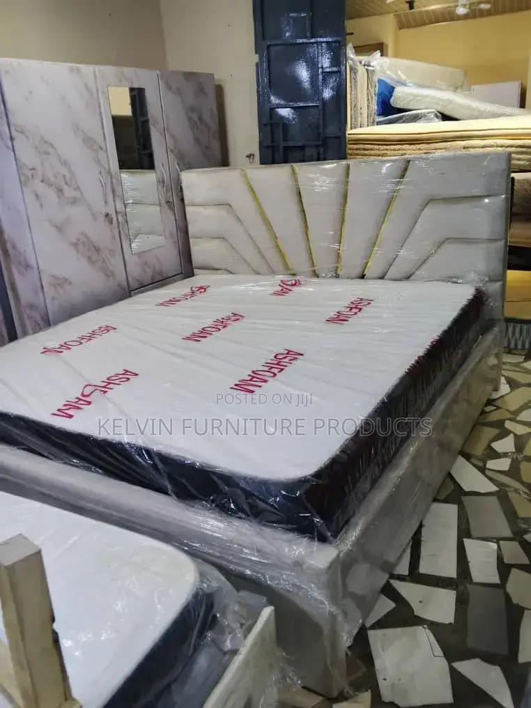 Brand New Queen Size Bed Frame With Mattress Available