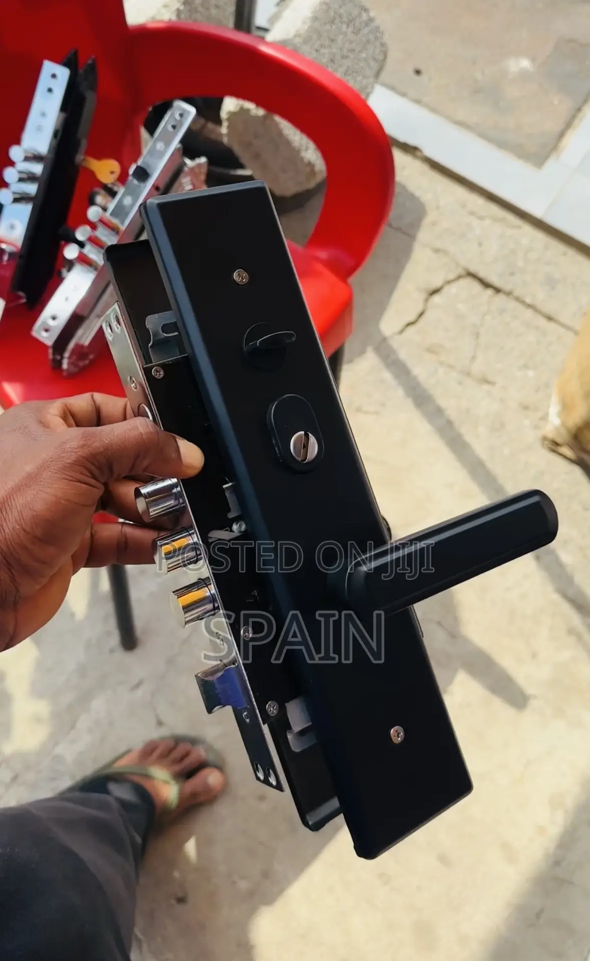 Security Door Lock With Handles (Door Lock)