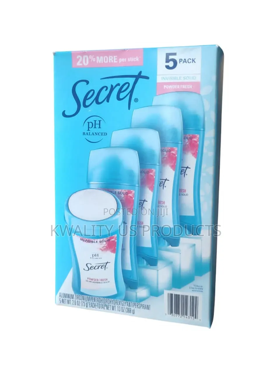 Secret Powder Fresh Antiperspirant Deodorant - 5 Pack