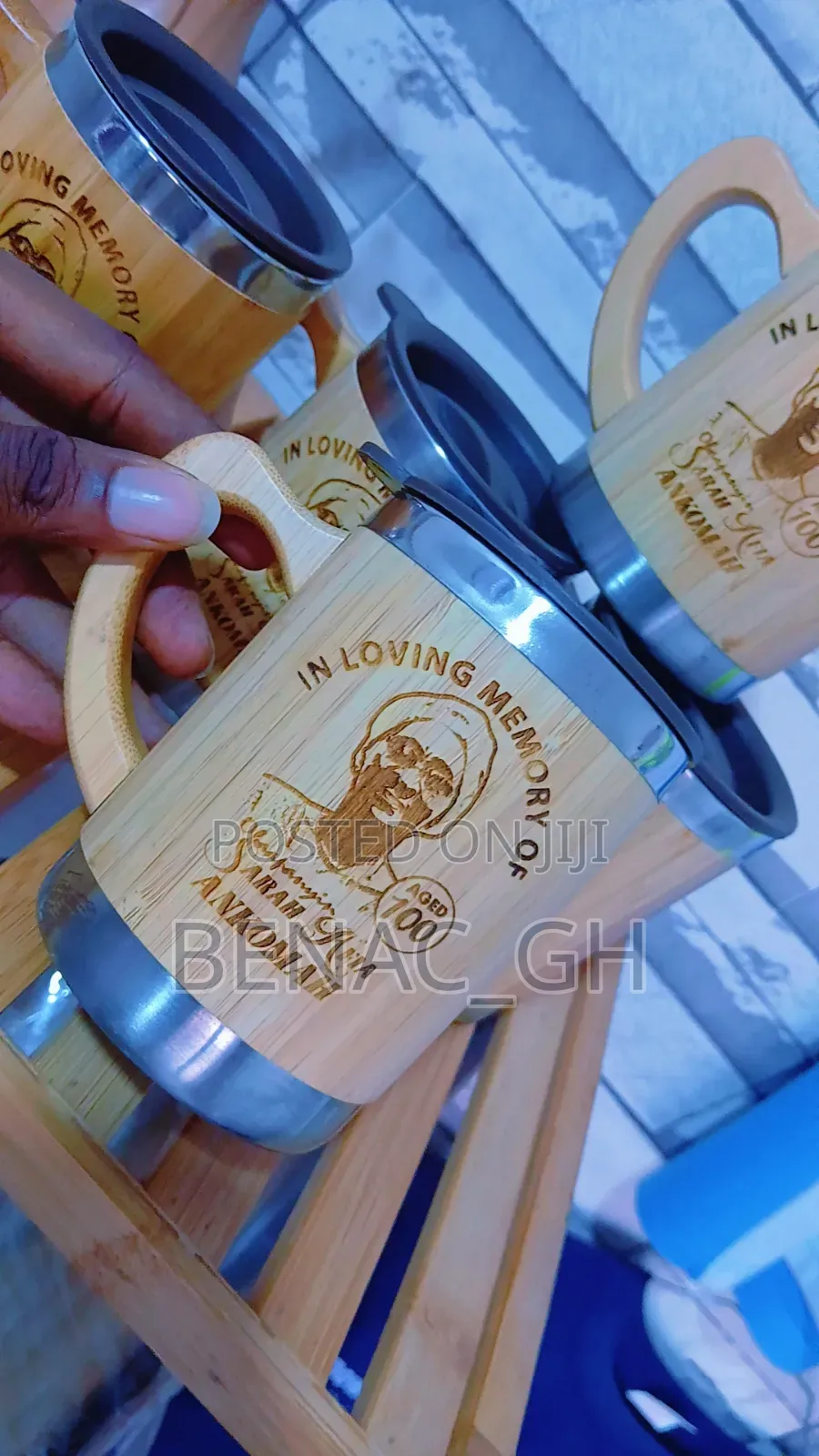 Souvenir Bamboo Cup - Branded