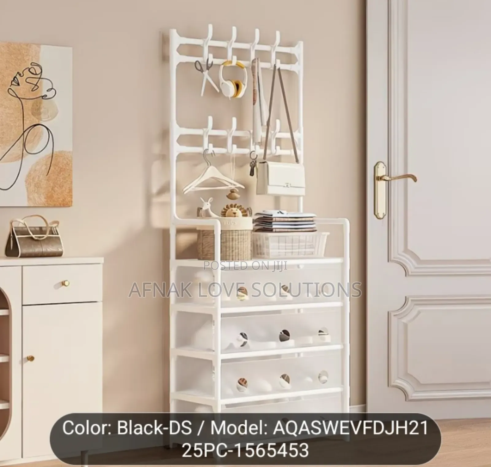 Dust Proof Shoe Rack With Hangers