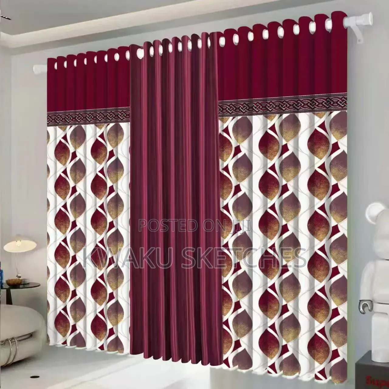 3in1 Curtains - Style, Privacy Light Control in One