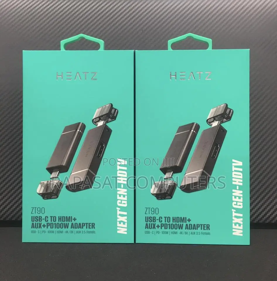 Heatz Zt90 Type-C to (Hdmi+Aux+Pd100w) Adapter