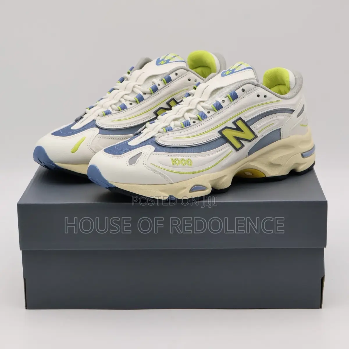 New Balance 1000 Sea Salt/Heron Blue Sneakers