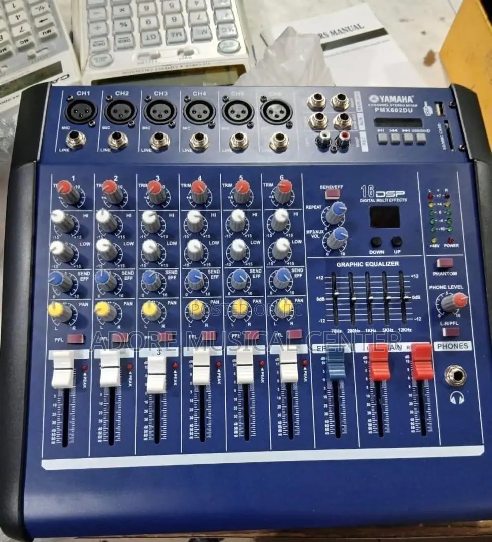 Yamaha Pmx6 Powered Mixer 6channels