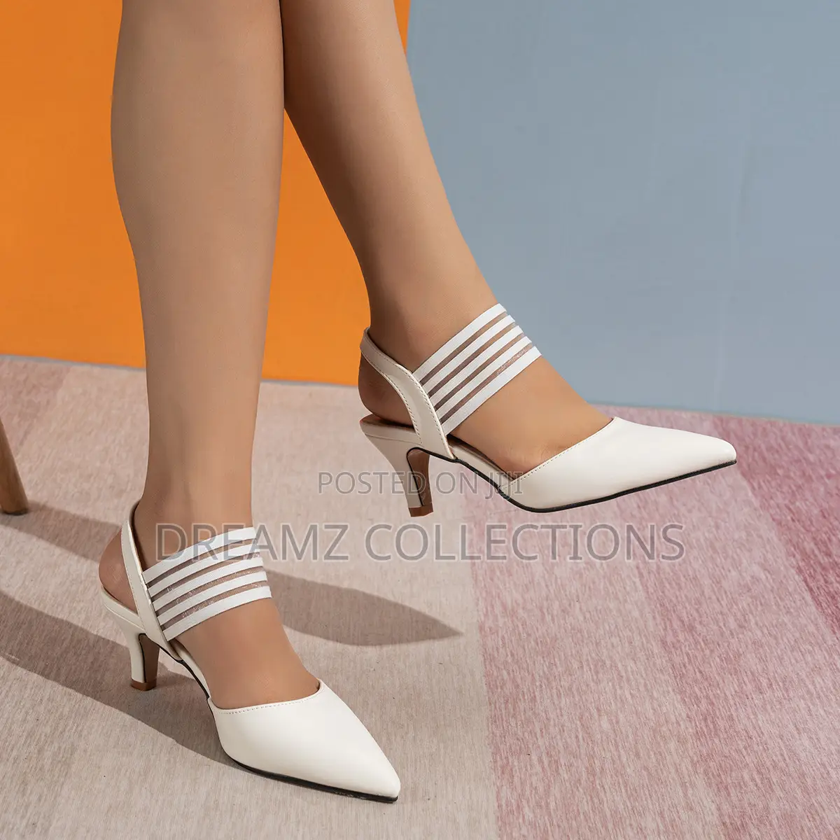 Multi-Strap Pointed Heel