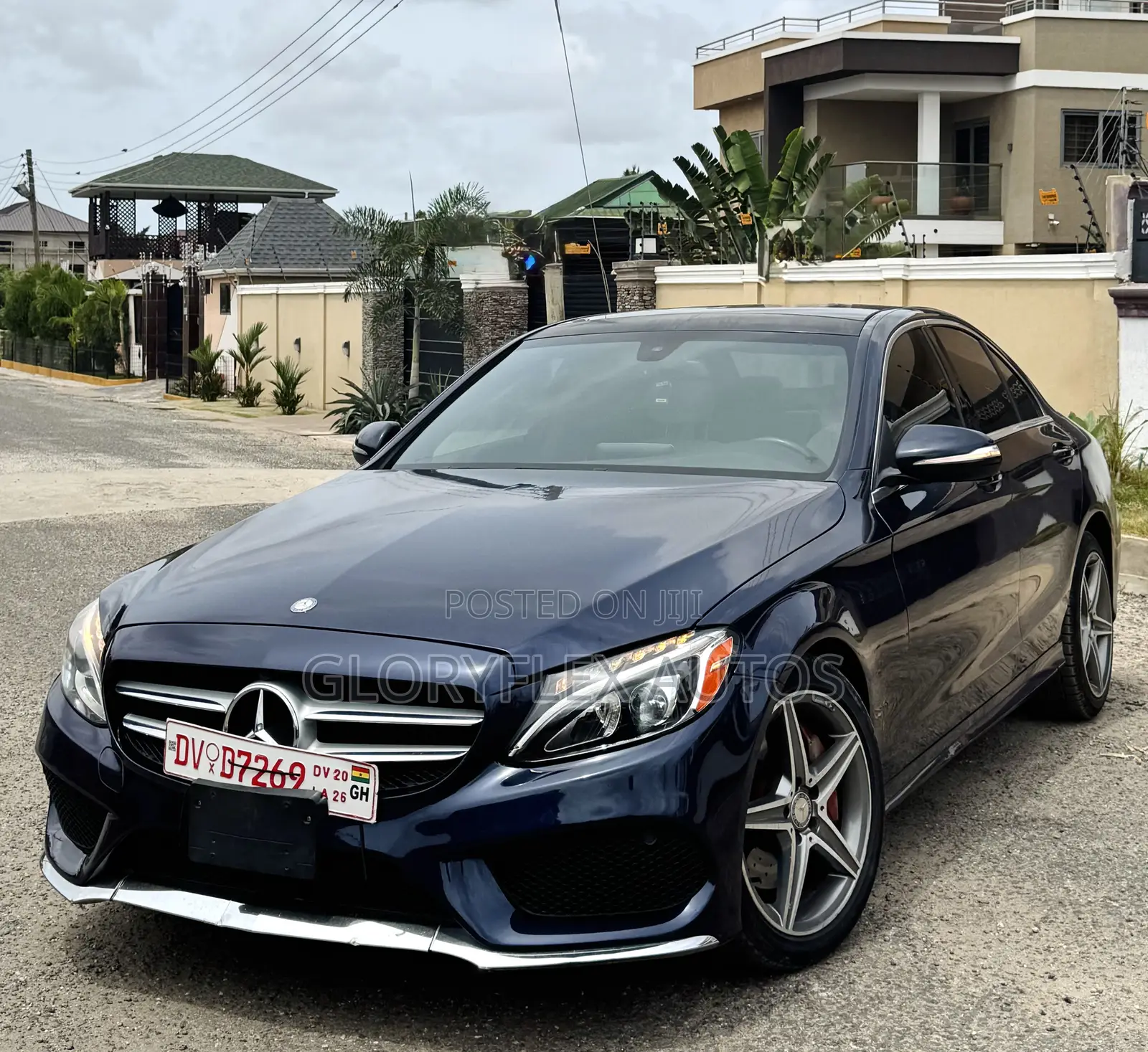 Mercedes-Benz C300 Sport 4Matic Sedan AWD (2.0L 4cyll 7A) 2016 Blue