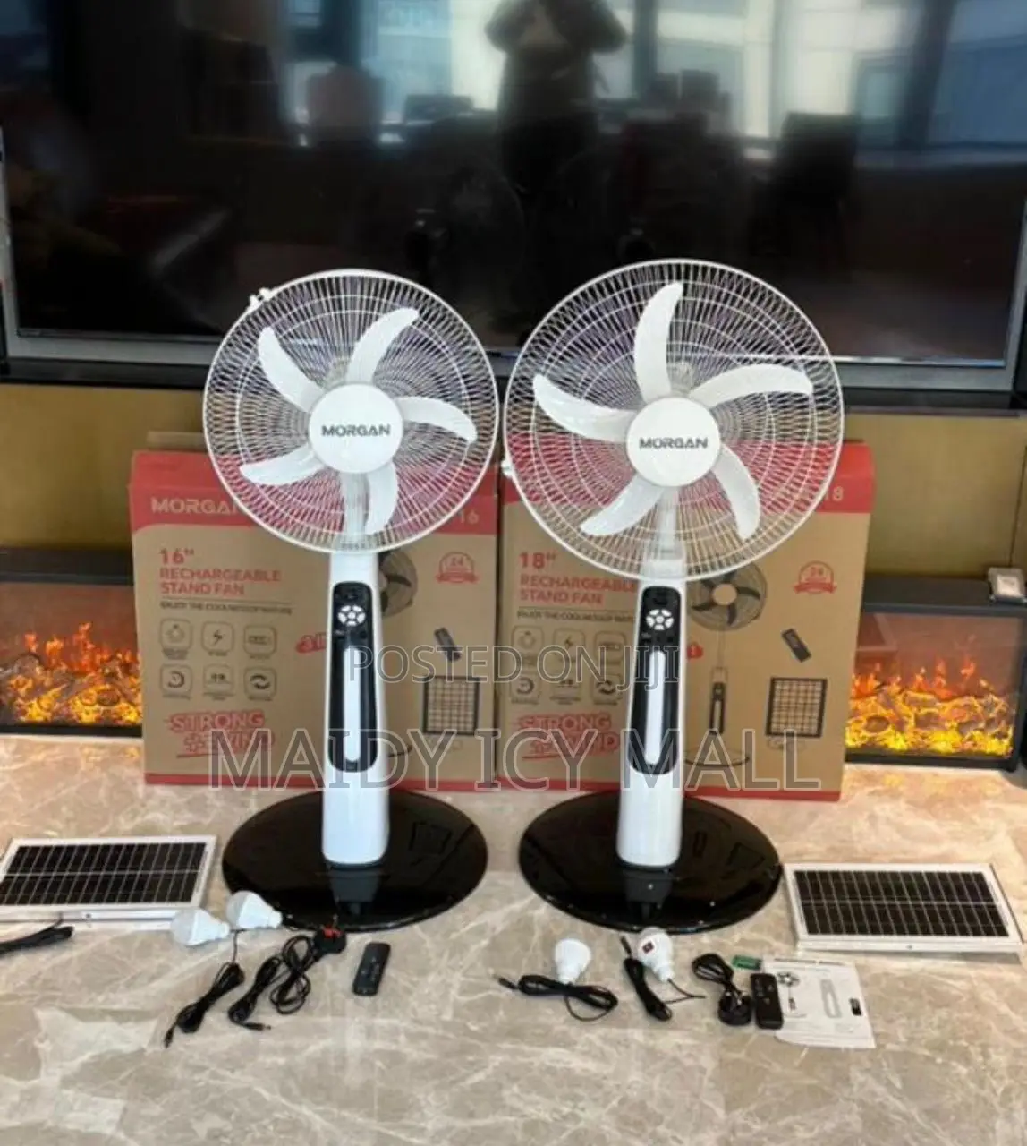 Solar Standing Fan