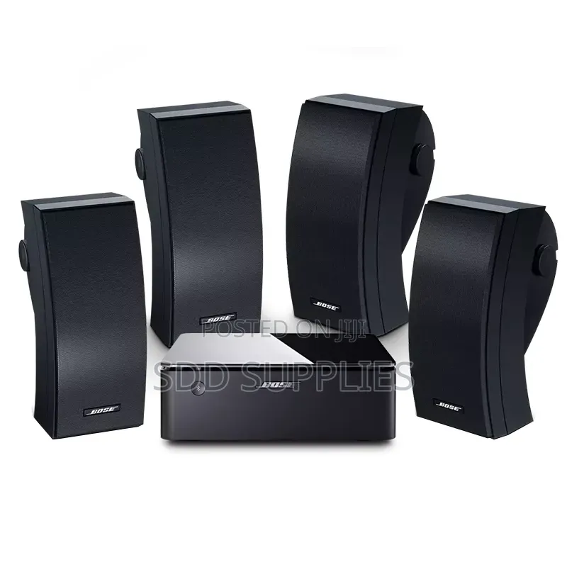 A Kit of Two Pairs of Bose Environmental 251 Speaker Bose Amplifier