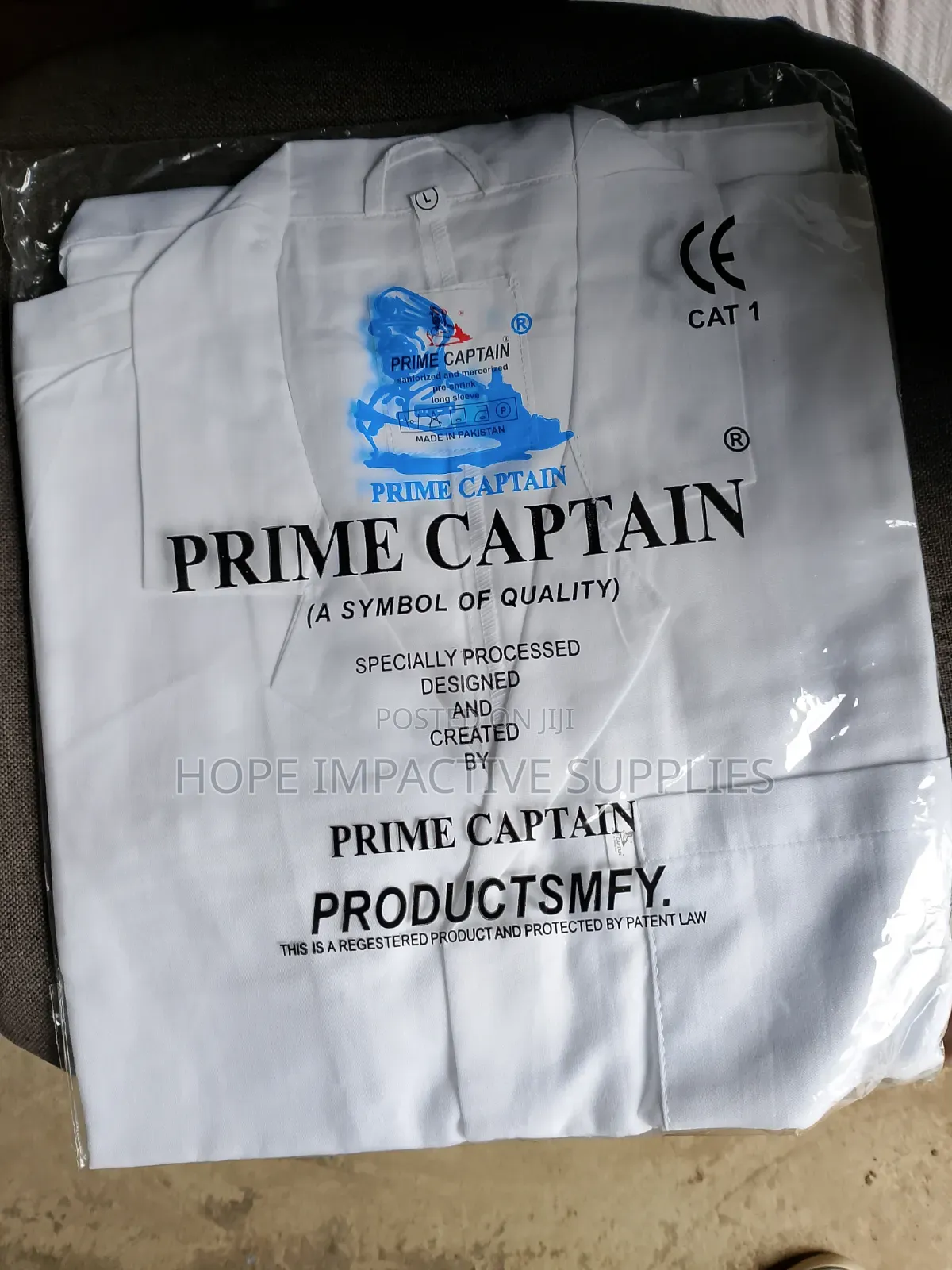Prime Captain Certified Lab Coat.