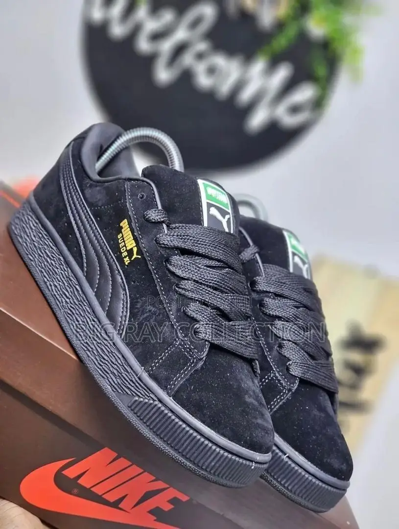 Puma Suede Xl Big Kid “Black”