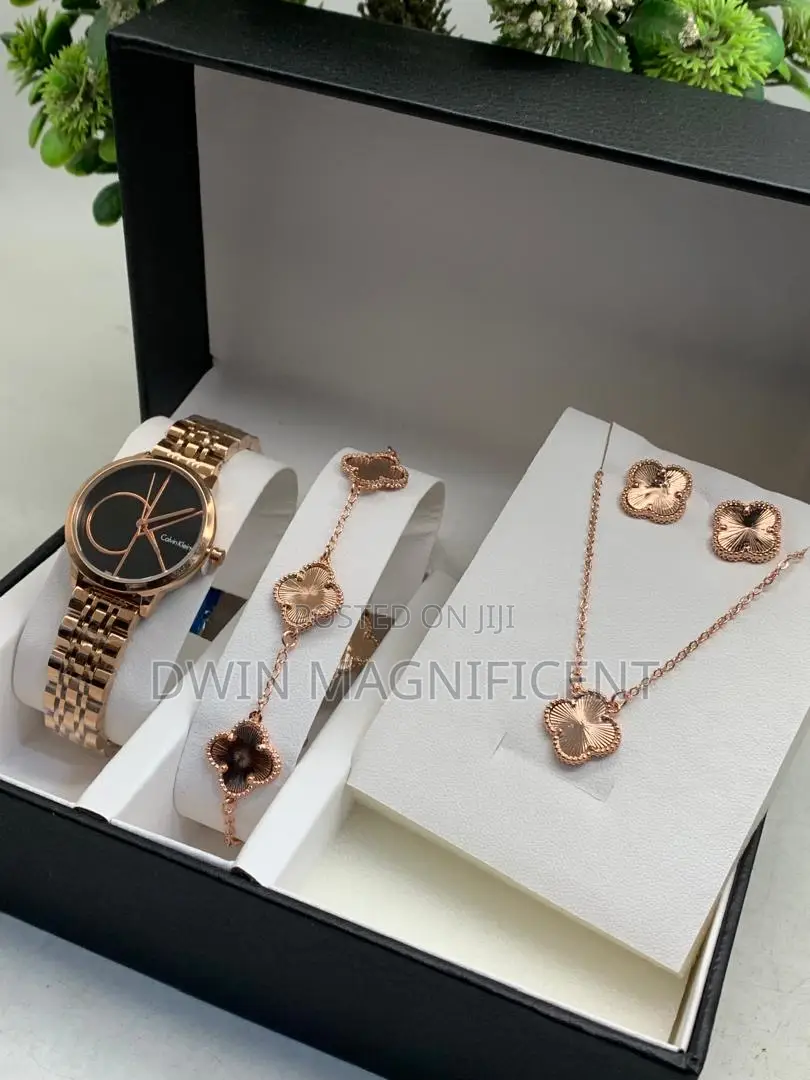 Original Rose Gold Jewelry Set for Female