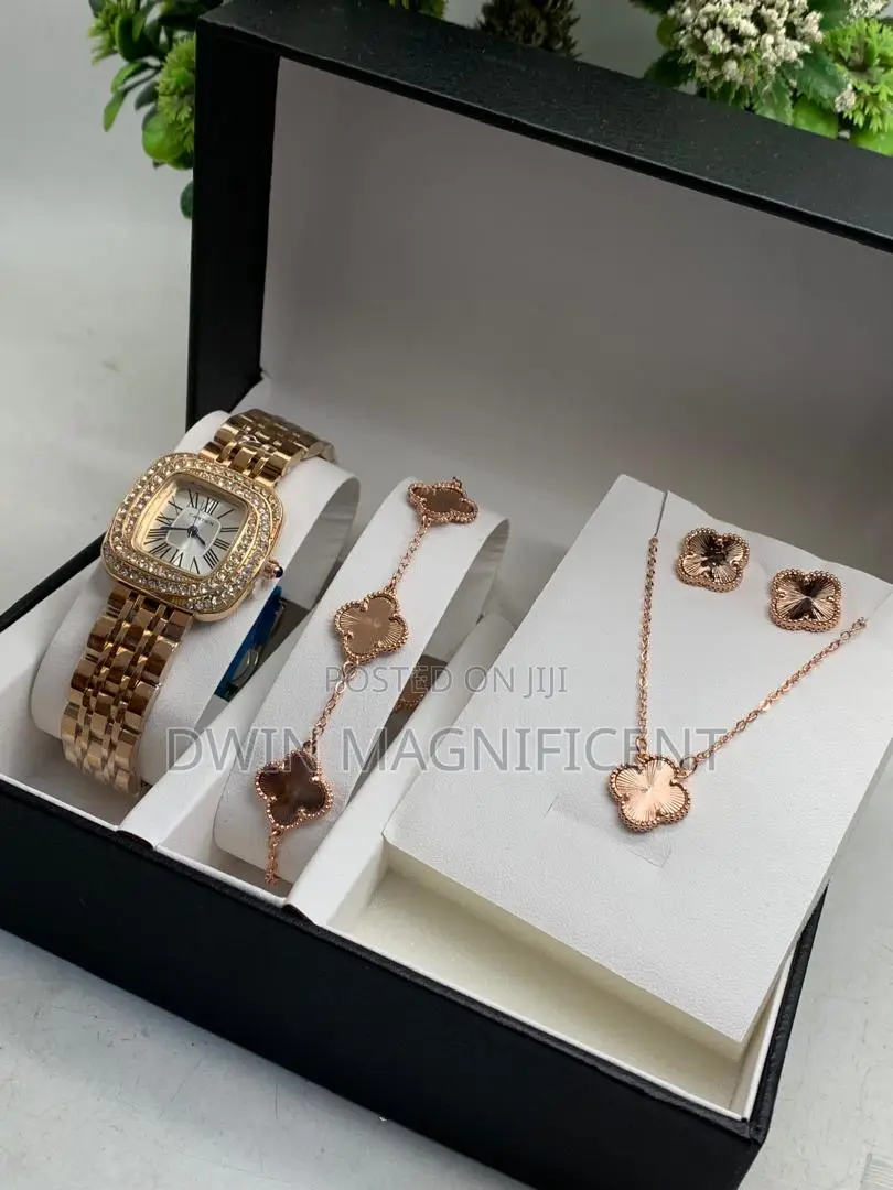 Original Rose Gold Jewelry Set for Female
