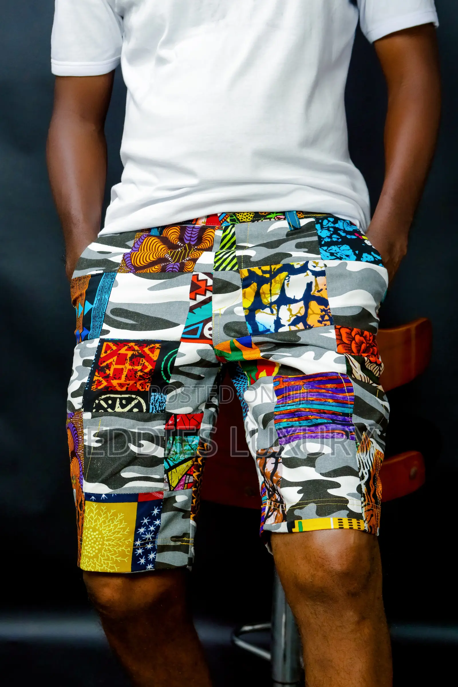 "Sankofa" African Print Shorts