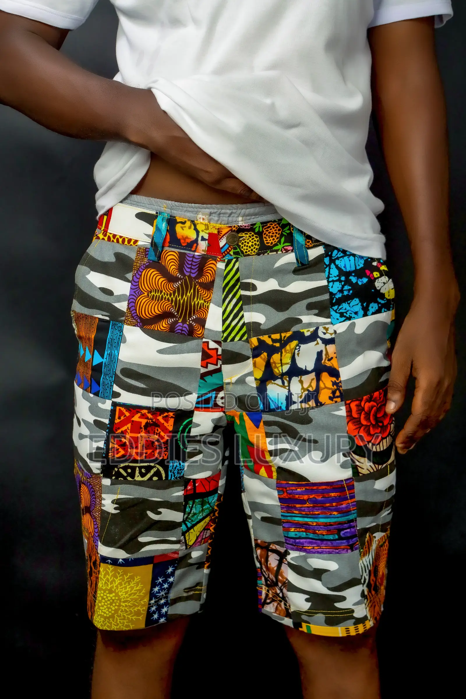 "Sankofa" African Print Shorts