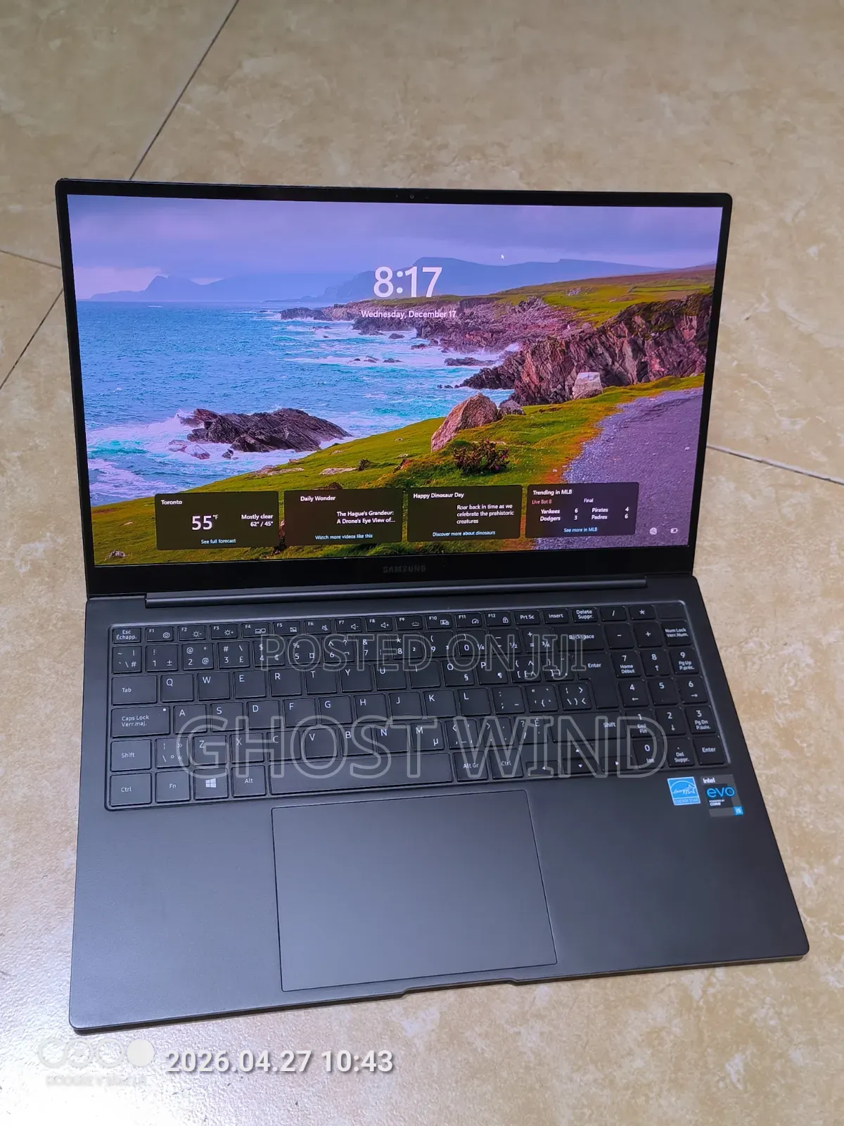 Laptop Samsung 8GB Intel Core i5 SSD 256GB