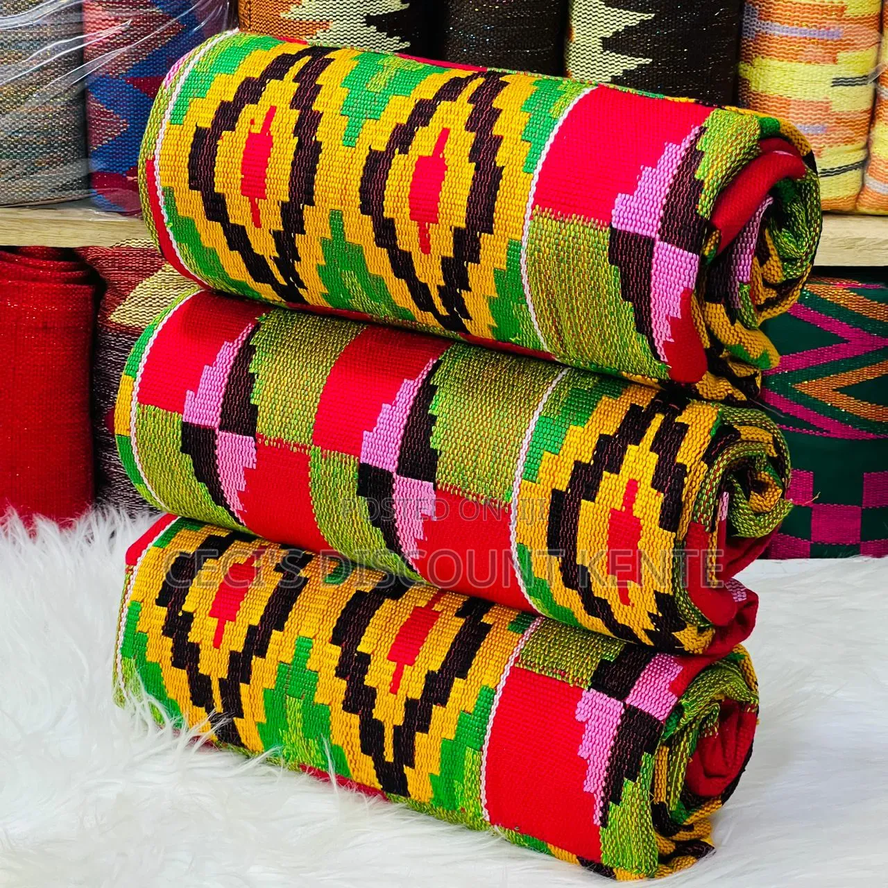 Authentic Bonwire Kente Cloth