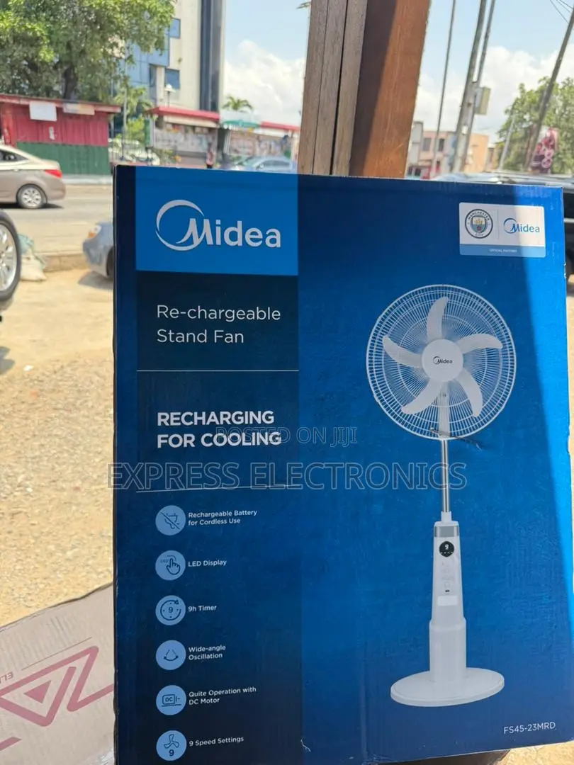 Text Us for Your Midea Rechargeable Fan 18”