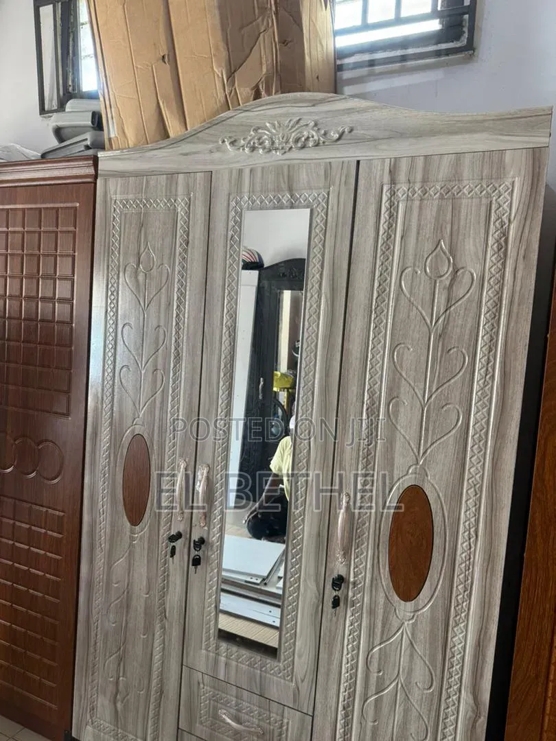 Wardrobe With Masli Wood Cover