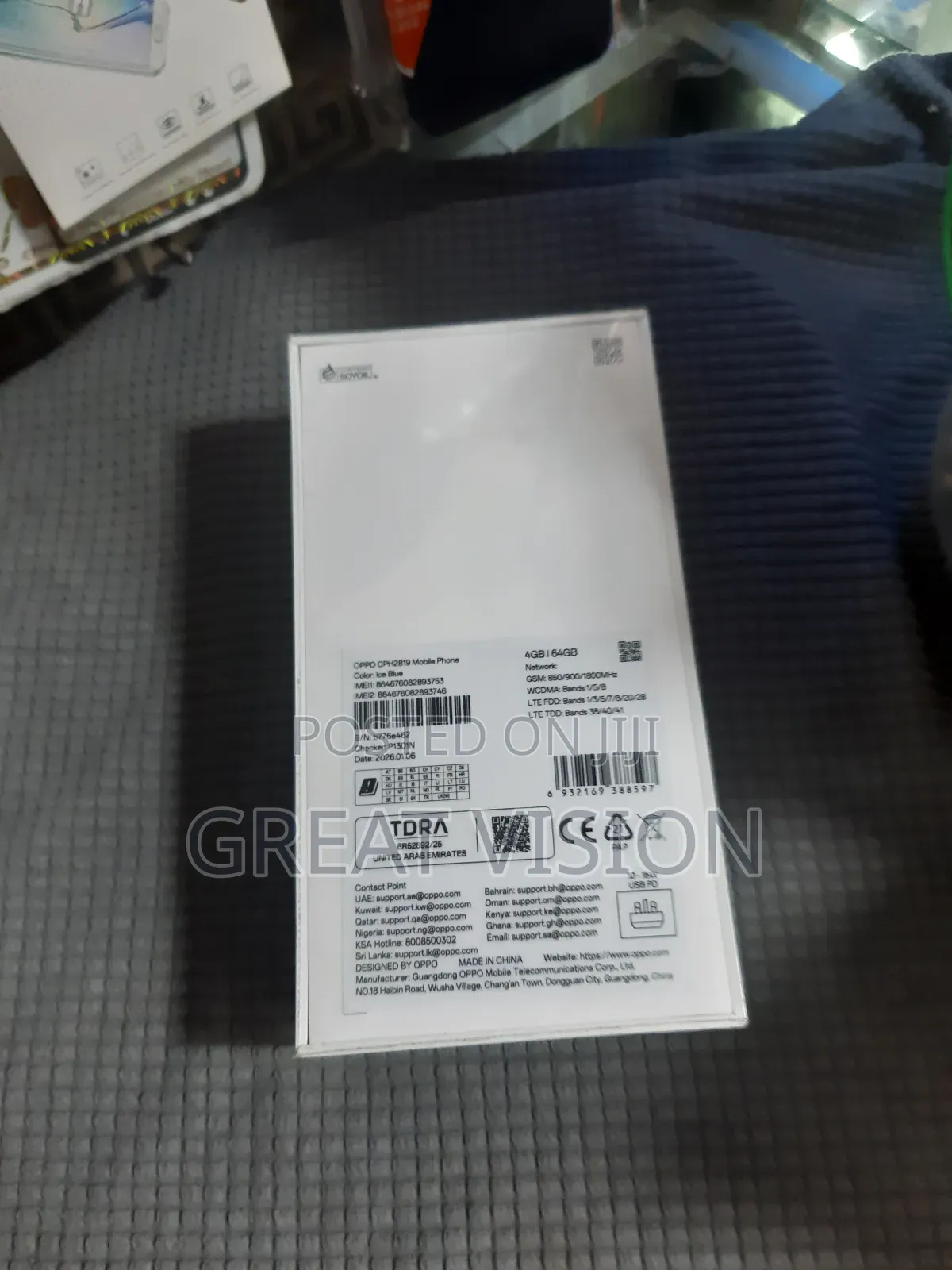 New Oppo A6x 64 GB Blue